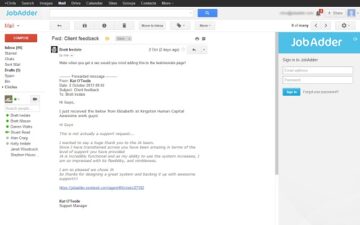 JobAdder for Gmail™