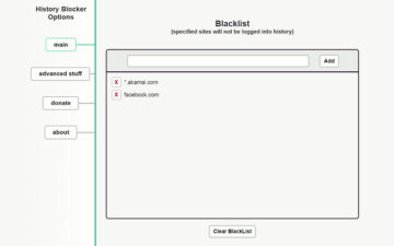 History Blocker by Site
