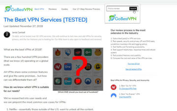 GoBestVPN Search Extension