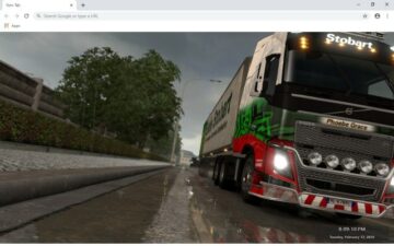 Euro Truck Simulator 2 New Tab Theme