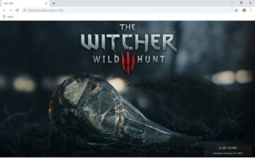 The Witcher 3 Wild Hunt New Tab Theme