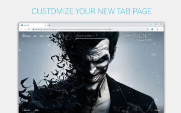 Joker Wallpapers HD New Tab by freeaddon.com