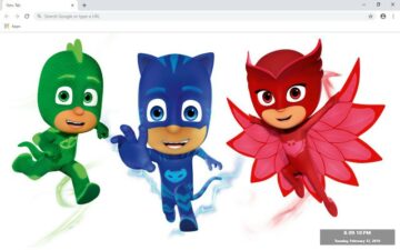 PJ Masks New Tab & Wallpapers Collection