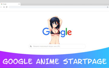 Google Anime Startpage