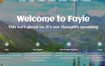 Fayie Blog Launcher