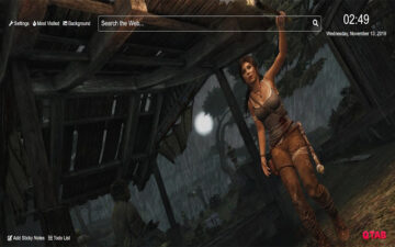 Tomb Raider Wallpaper for New Tab
