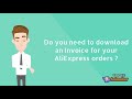 AliExpress Free Invoice
