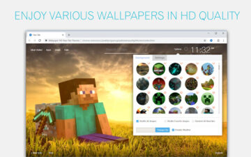Creative Minecraft Wallpaper HD Custom NewTab