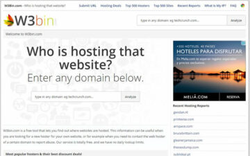 W3bin.com - Who is hosting that website?