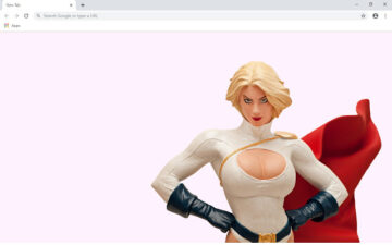 Power Girl New Tab & Wallpapers Collection