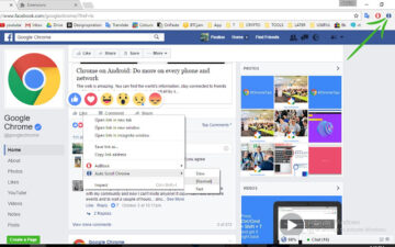 Auto Scroll Chrome