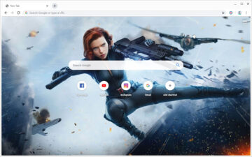 New Tab - Black Widow