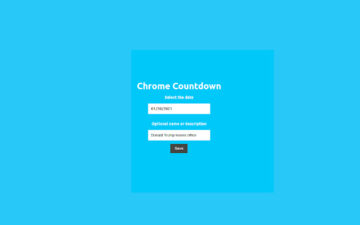 Chrome Countdown