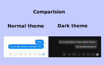Dark Theme Messenger