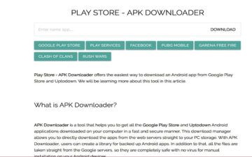 APK Downloader by Play Store