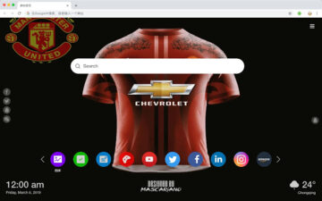 Manchester F.C. HD New Tabs Theme