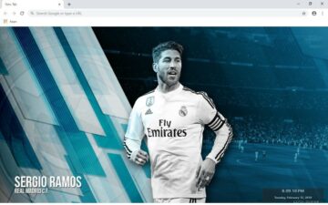 Sergio Ramos New Tab & Wallpapers Collection