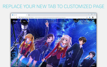 Charlotte Backgrounds HD Custom Anime New Tab