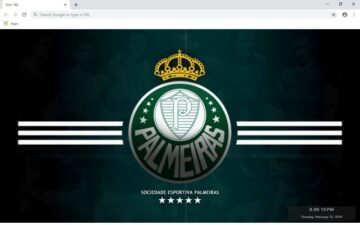 Palmeiras New Tab & Wallpapers Collection