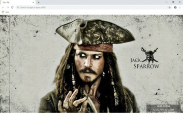 Pirates of the Caribbean New Tab Theme