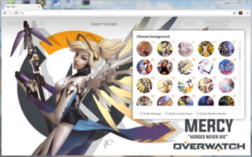 Overwatch Mercy Backgrounds HD Custom New Tab