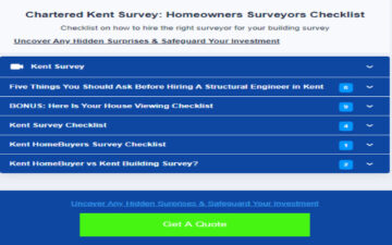 Kent Survey: Homeowners Surveyors Checklist