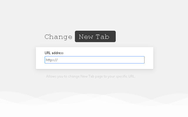 new tab browser extension
