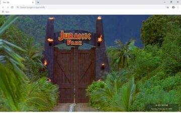 Jurassic Park New Tab & Wallpapers Collection