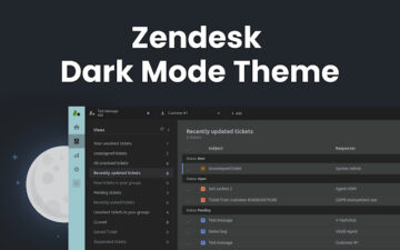 Zendesk Dark Mode Theme