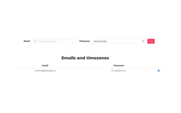 Timezone.email