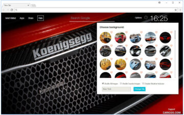Koenigsegg Cars Backgrounds HD Custom New Tab