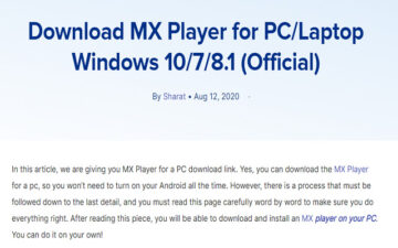 MX Player for PC Windows - Download & Install