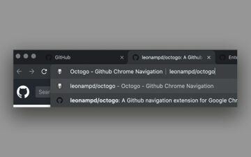 Octogo - Github Chrome Navigation