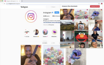 Instagram Mass Download Photos,Videos,Stories