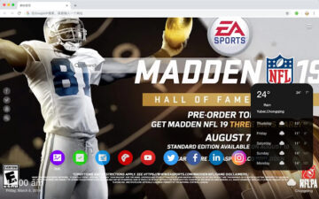 Madden Rugby 19 New Tab Page HD Top Themes