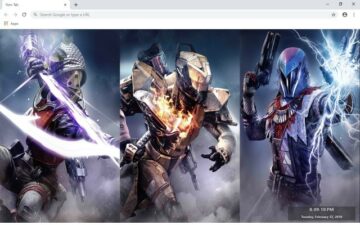 Destiny 2 New Tab & Wallpapers Collection