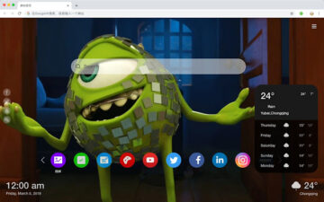 Monsters University Movies New Tabs HD Themes
