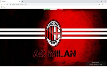 AC Milan New Tab & Wallpapers Collection
