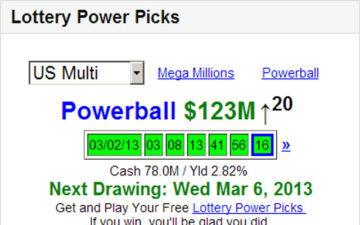 Lottery Power Picks Drawing Results
