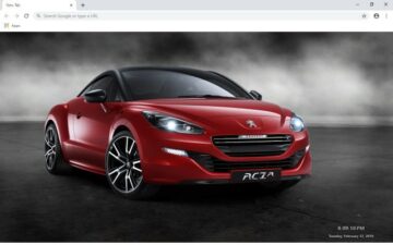 Peugeot RCZ New Tab & Wallpapers Collection
