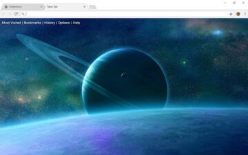 Galaxy & Space HD Wallpapers New Tab Themes