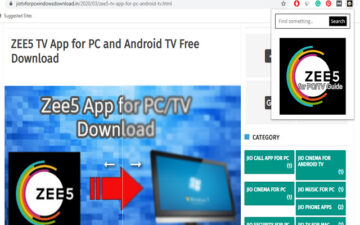 Zee5 App for PC/Android TV-Guide