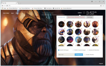 Thanos Wallpaper Marvel New Tab freeaddon.com