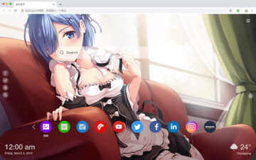 Rem New Tab, Customized Wallpapers HD
