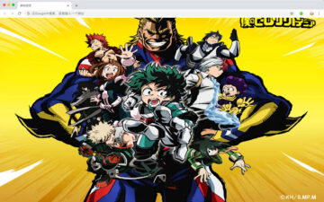 My Hero Academia New Tab HD Pop Anime Theme