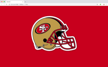 San Francisco 49ers HD Rugby New Tabs Theme