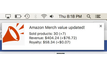 MerchAlerts Notifications for Merch By Amazon