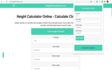 Height Calculator Online