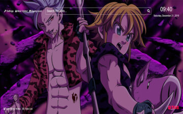 Seven Deadly Sins Ban Wallpaper for New Tab