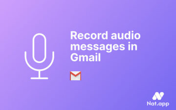 Google Contacts & Record audio in Gmail